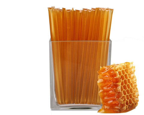 Bee Krazy - Pure Honey - Honey Sticks - 50 Ct