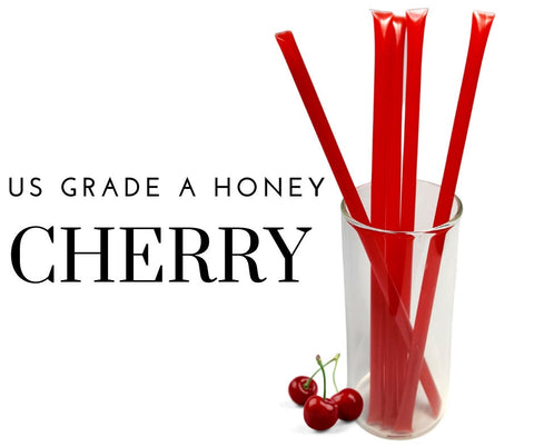 Bee Krazy Honey Sticks - Cherry - 5- Ct.