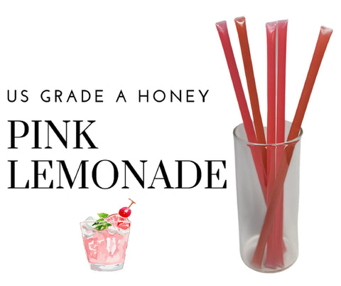 Bee Krazy Honey Sticks - Pink Lemonade 5 Ct.