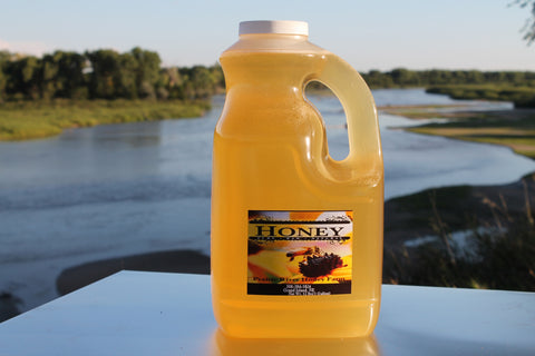 Raw Honey Pure Natural Nebraska Honey 1 Gallon - 12lb Jug