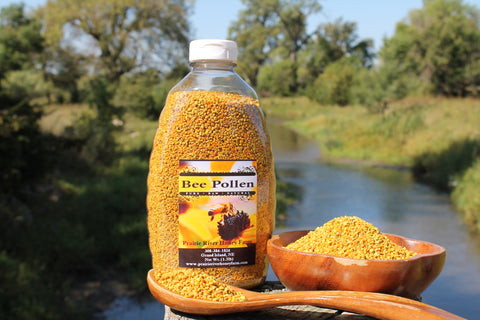 Fresh Bee Pollen Pure Raw Natural Nebraska Bee Pollen 1.5lb Jar