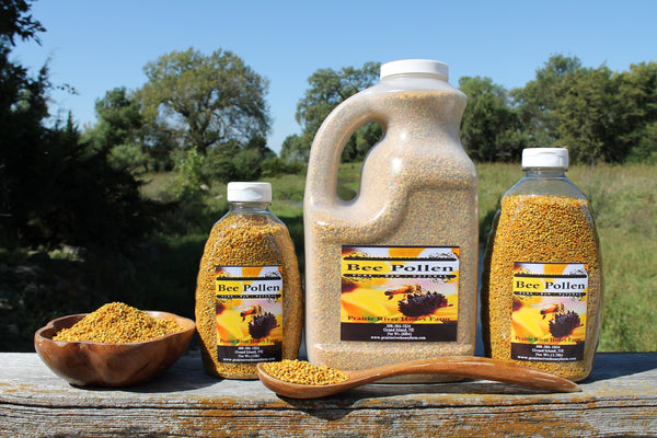 Fresh Bee Pollen Pure Raw Natural Nebraska Bee Pollen 8oz Jar – Prairie ...