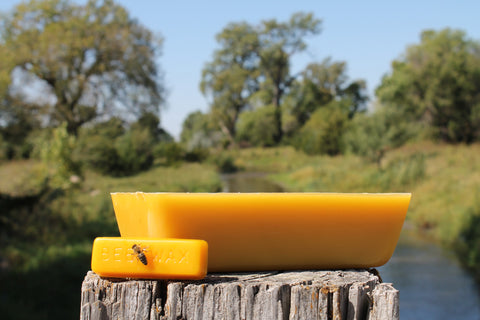 Pure Nebraska Beeswax (Six) 1 oz Blocks