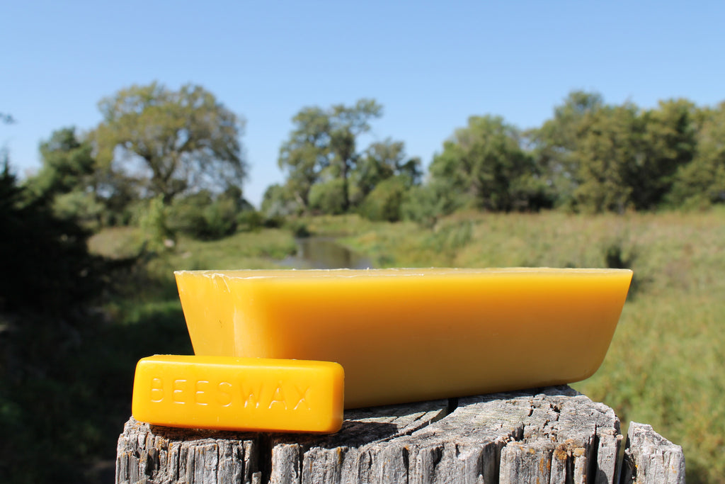 Pure Nebraska Beeswax (Six) 1 oz Blocks – Prairie River Honey Farm