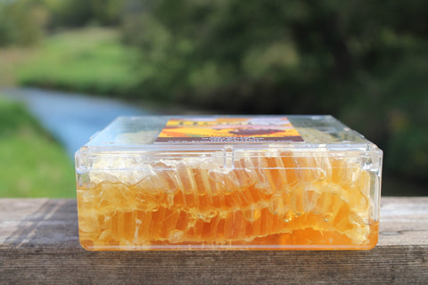 Raw Comb Honey Pure Natural Nebraska Honey (one) 1lb Cut Comb