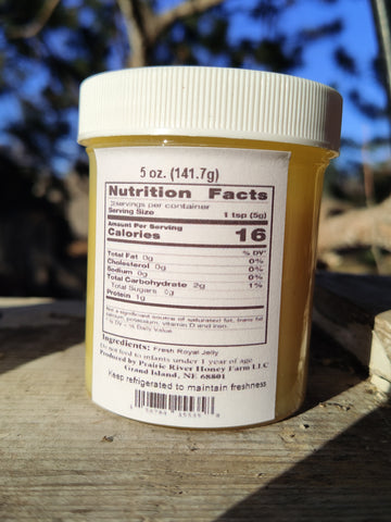 Fresh Royal Jelly 5 oz Jar (142 grams of Pure Royal Jelly)