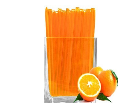 Bee Krazy - Orange - Honey Sticks - 50 Ct