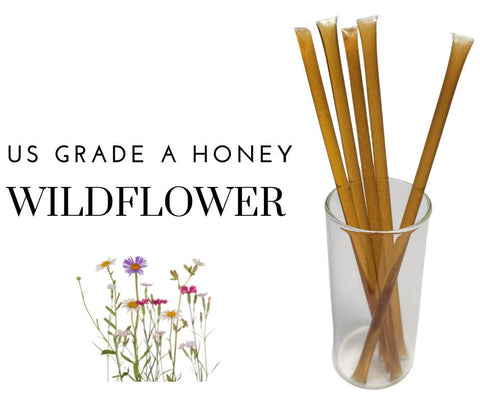 Bee Krazy Honey Sticks - Wildflower 5 Count