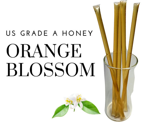 Bee Krazy Honey Sticks - Orange Blossom 5 Ct.